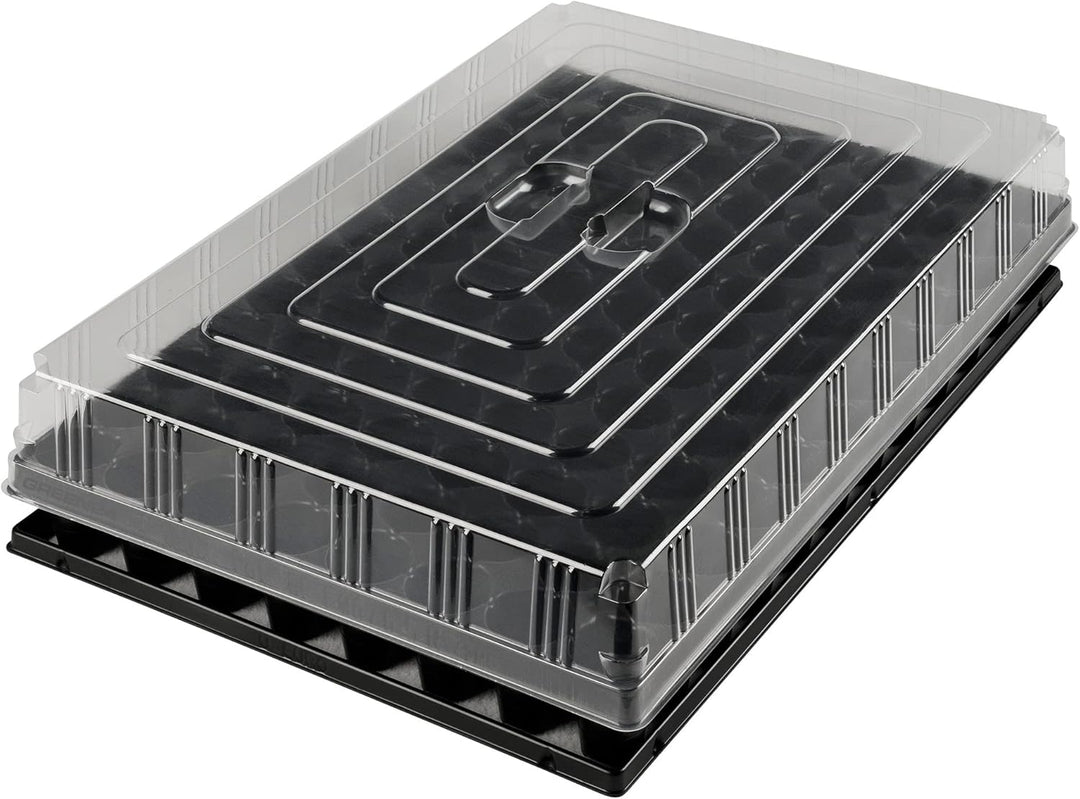 MegaPonic MP96 Zimmer-Gewächshaus gross XXL Plus mit automatischer Bewässerung, Profi Anzucht Topf-P