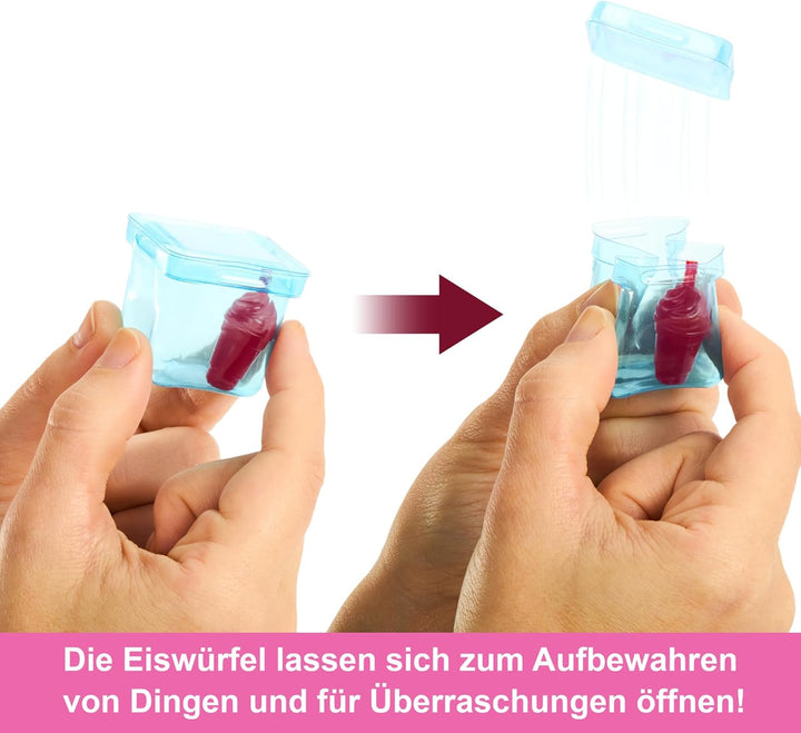 Barbie Pop Reveal Fruit - Puppe mit roten Haaren im Wassermelonenduft, 8 Überraschungen, duftendes S