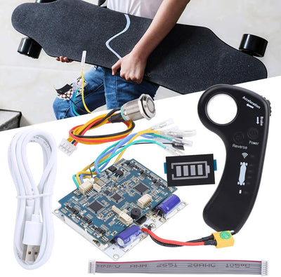 BuyWeek Elektrisches Skateboard Controller ESC Set, Fernbedienung Elektrisch Longboard Controller Si