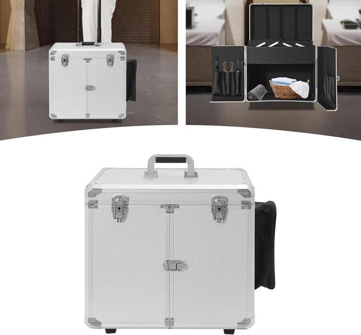 Fusspflegekoffer Ideal für die Mobile Fusspflege Trolley, Schminkkoffer Beauty Make-up Case Multikof