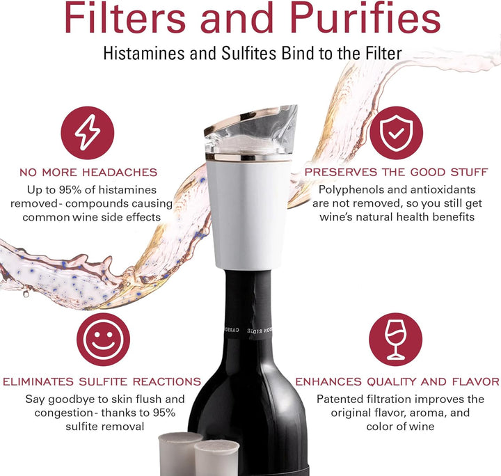 PureWine Phoenix Nachfüllpack für Weinfilter, 8 Stück 8 Count Pods, 8 Count Pods