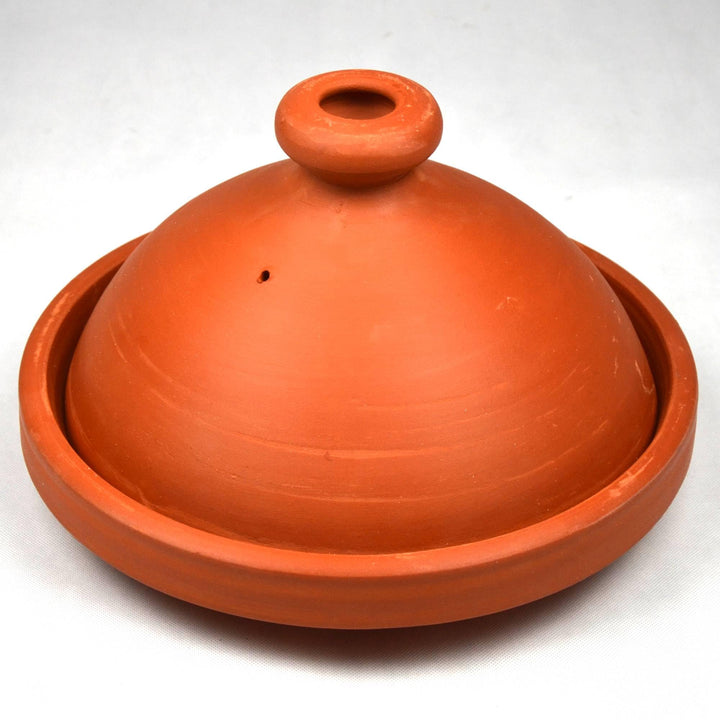 L'ORIENT Marokkanische Tajine, Original Tontopf aus Marokko, Kochtopf Ø 35cm, Schmortopf Unglasiert,