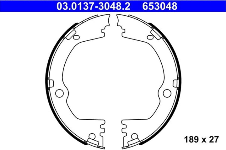 ATE 03.0137-3048.2 Bremsbacken und Zubehör