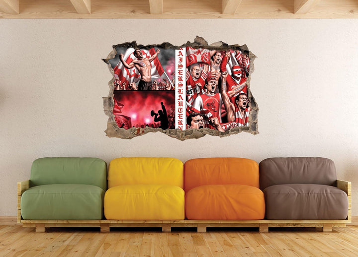 Kaiserslautern Collage, 3D Wandsticker Format: 92x62cm, Wanddekoration, 92x62