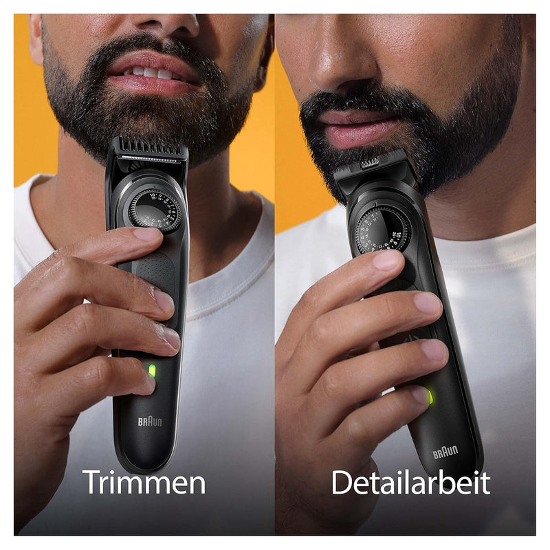 Braun Barttrimmer, Bartschneider/Trimmer/Haarschneider Herren, Haarschneidemaschine mit ultrascharfe