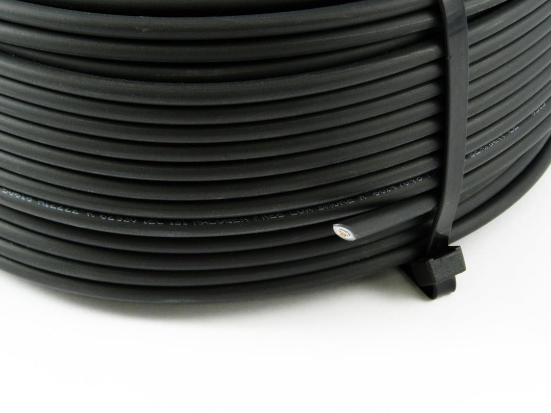 SOLARTRONICS Solarkabel 4mm² 100m schwarz, Photovoltaik Kabel H1Z2Z2-K, UV-fest, Solar Verlängerungs