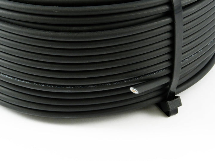 SOLARTRONICS Solarkabel 4mm² 100m schwarz, Photovoltaik Kabel H1Z2Z2-K, UV-fest, Solar Verlängerungs