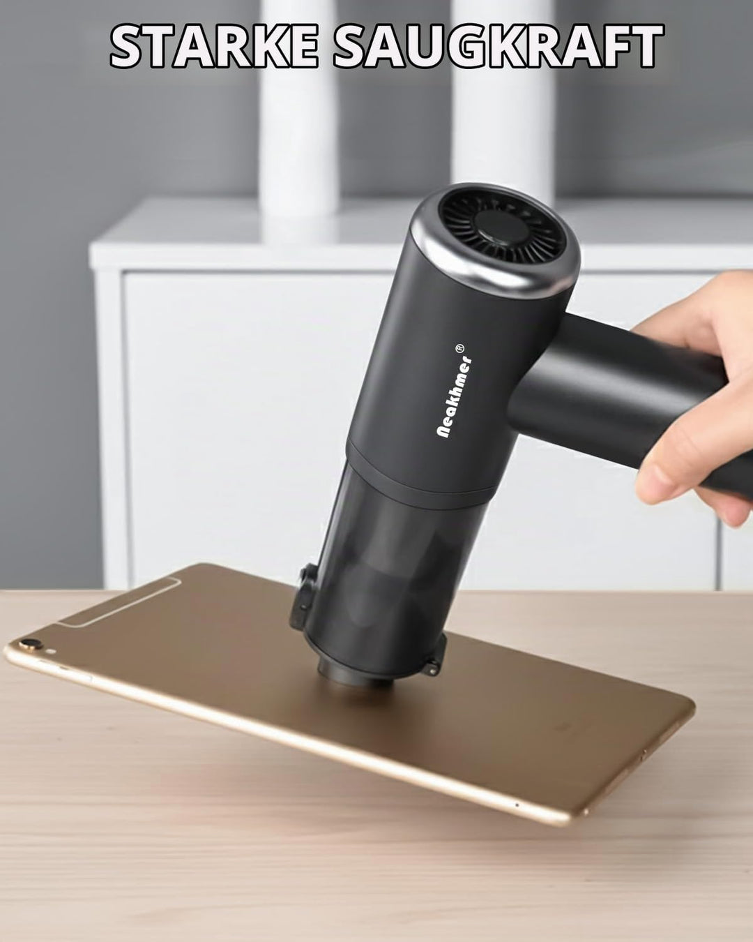 Neakhmer N9-Pro Tragbarer Kabelloser Handstaubsauger: 4-in-1 Akku Staubsauger Auto mit Bürstenlosem