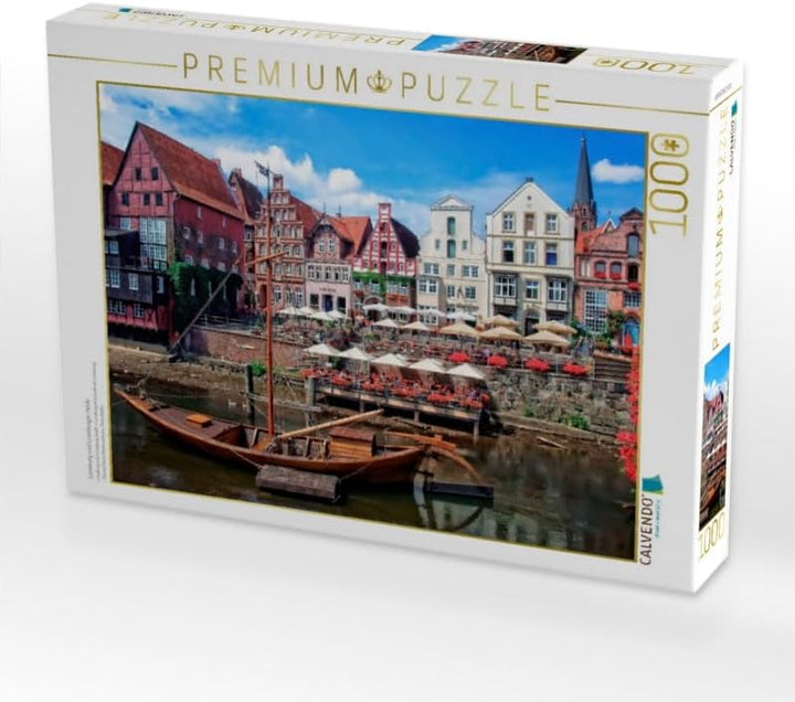 CALVENDO Puzzle Lüneburg und Lüneburger Heide 1000 Teile Lege-Grösse 64 x 48 cm Foto-Puzzle Bild von