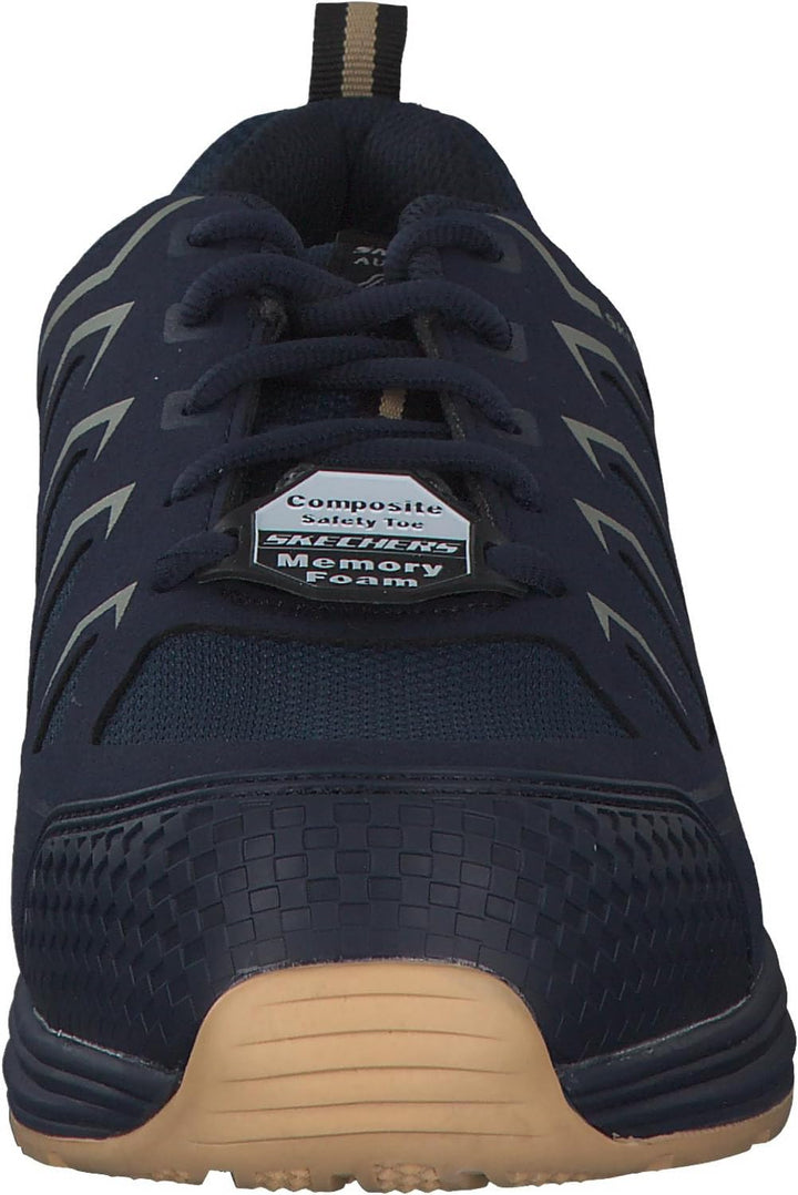 Skechers Herren Malad Ii ESD Composite Safety Toe BAU-Schuhe 41.5 EU Navy, 41.5 EU Navy
