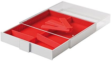 LINDNER Das Original Sammelbox Standard mit 2 flexibel unterteilbaren Fächern 105 x 280 x 29 mm