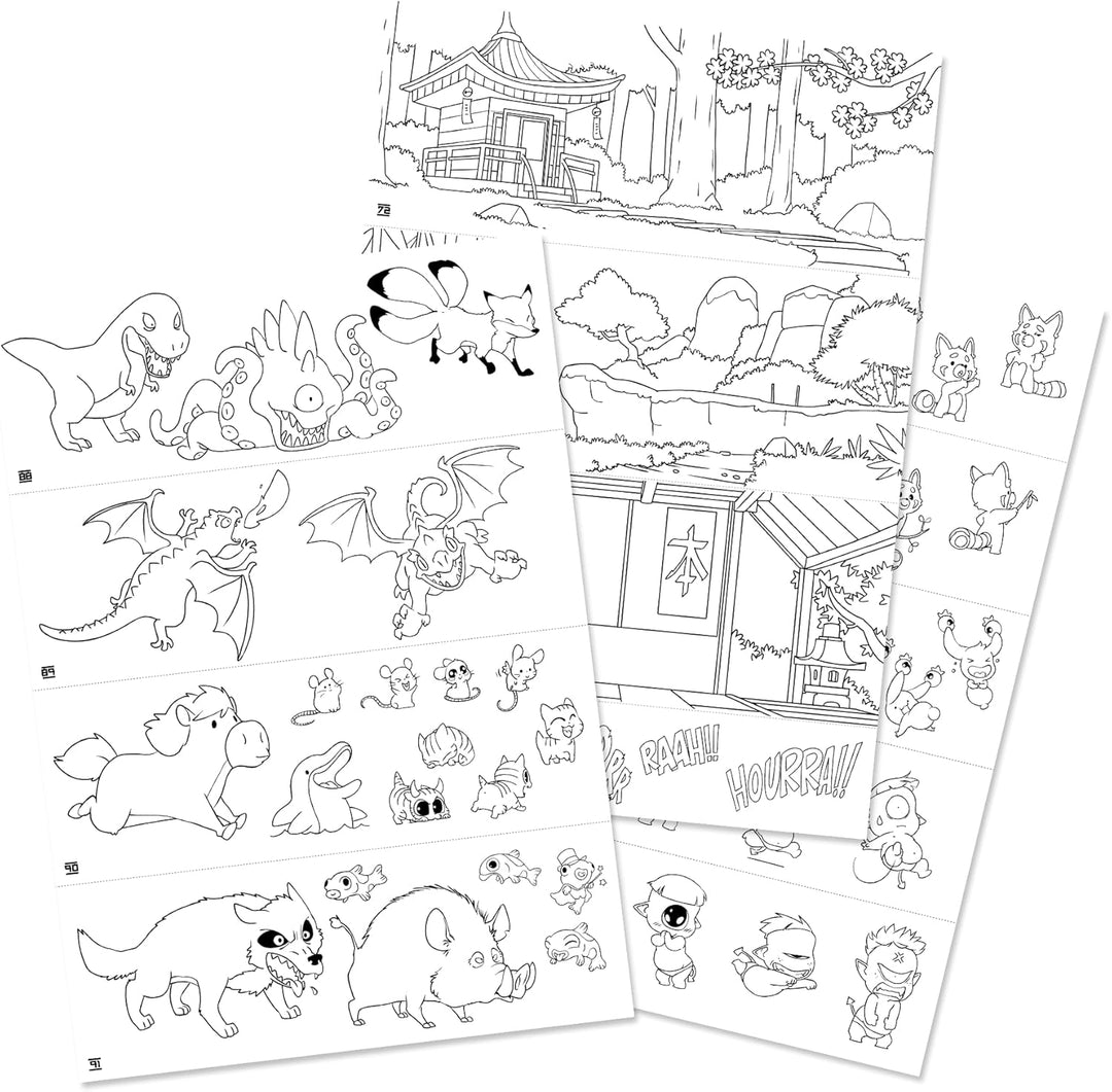 Dujardin Nathan - Zeichnung Manga, Zeichentablett für Kinder ab 9 Jahren, Leuchttafel zum Erstellen