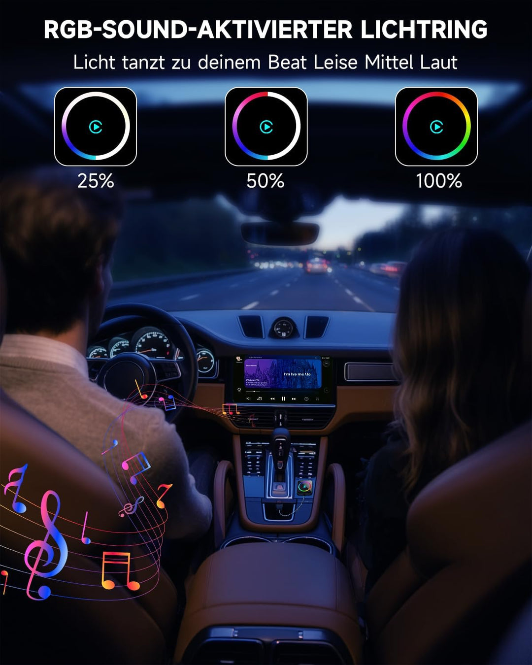 Veement 2-In-1 Carplay Wireless Adapter, Android Auto Wireless Adapter von Carplay Wired Auf Wireles