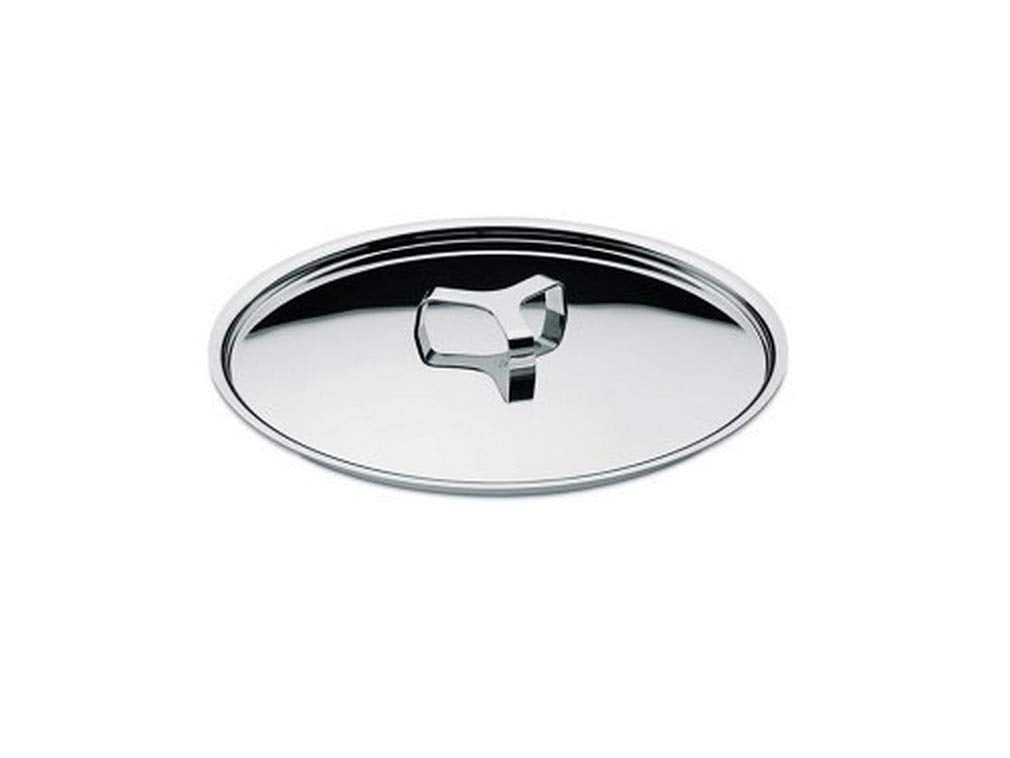 Alessi POTS & Pans Deckel, Edelstahl, Silber, 18 cm 5 x 20.5 x 8 cm Silber, 5 x 20.5 x 8 cm Silber