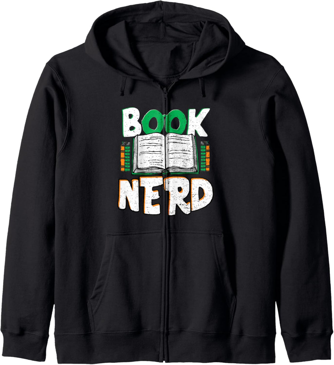 Funny Bücherwurm: Book Nerd - Lesen Kapuzenjacke