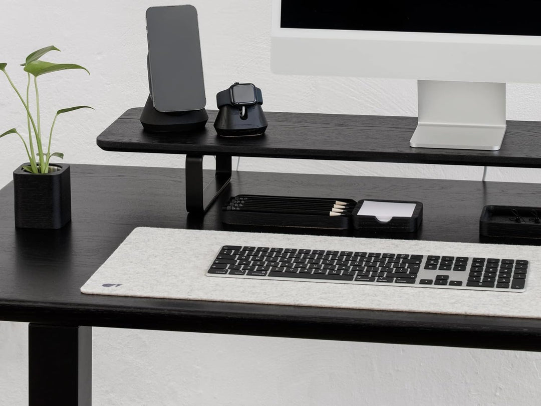 OAKYWOOD Schreibunterlage in 2 Grössen, M (30 x 62 x 0,3 cm), L (30 x 90 x 0,3 cm), aus Merion-Wollf