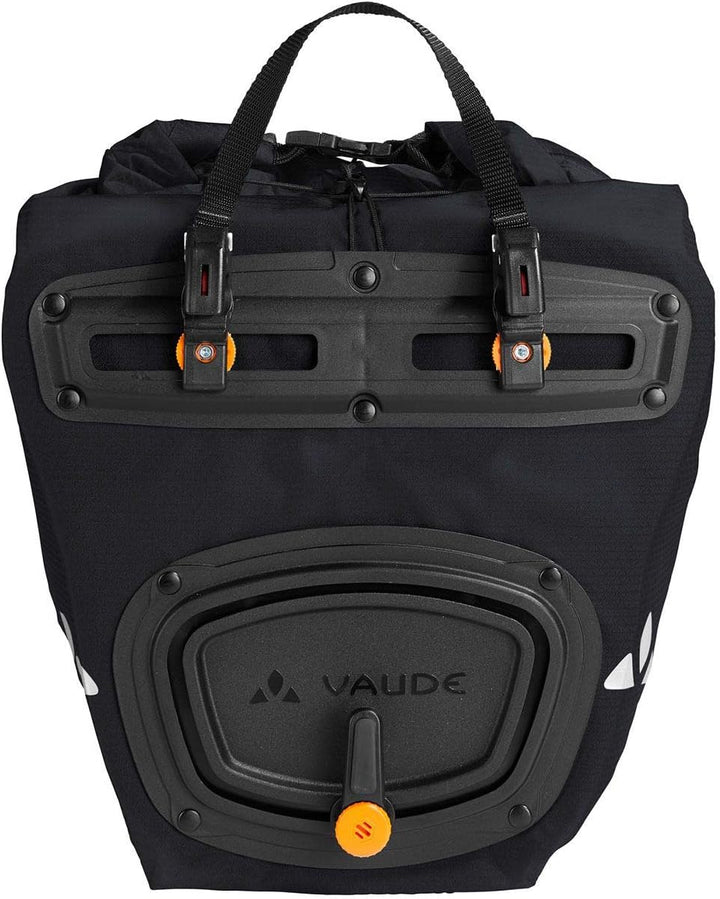 VAUDE Vorderradtaschen Aqua Front Light, Ultraleichte Vorderradtasche zum Radfahren, Black, one Size
