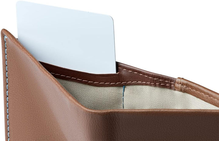 Bellroy Note Sleeve – dünne Lederbörse, mit RFID-Schutz (max. 11 Karten Plus Scheine) Hazelnut, Haze