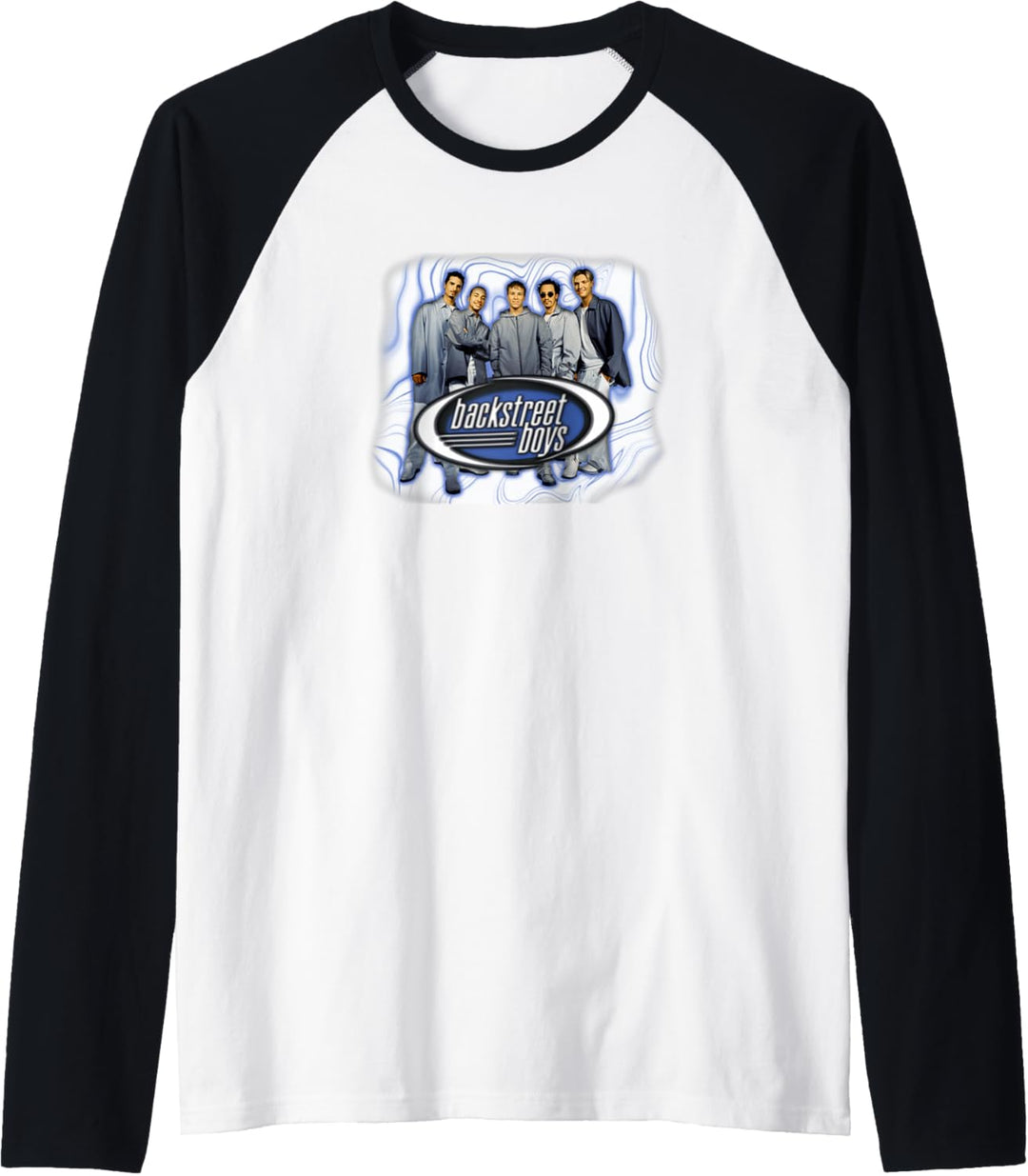 Backstreet Boys - Throwback Oval Logo Raglan
