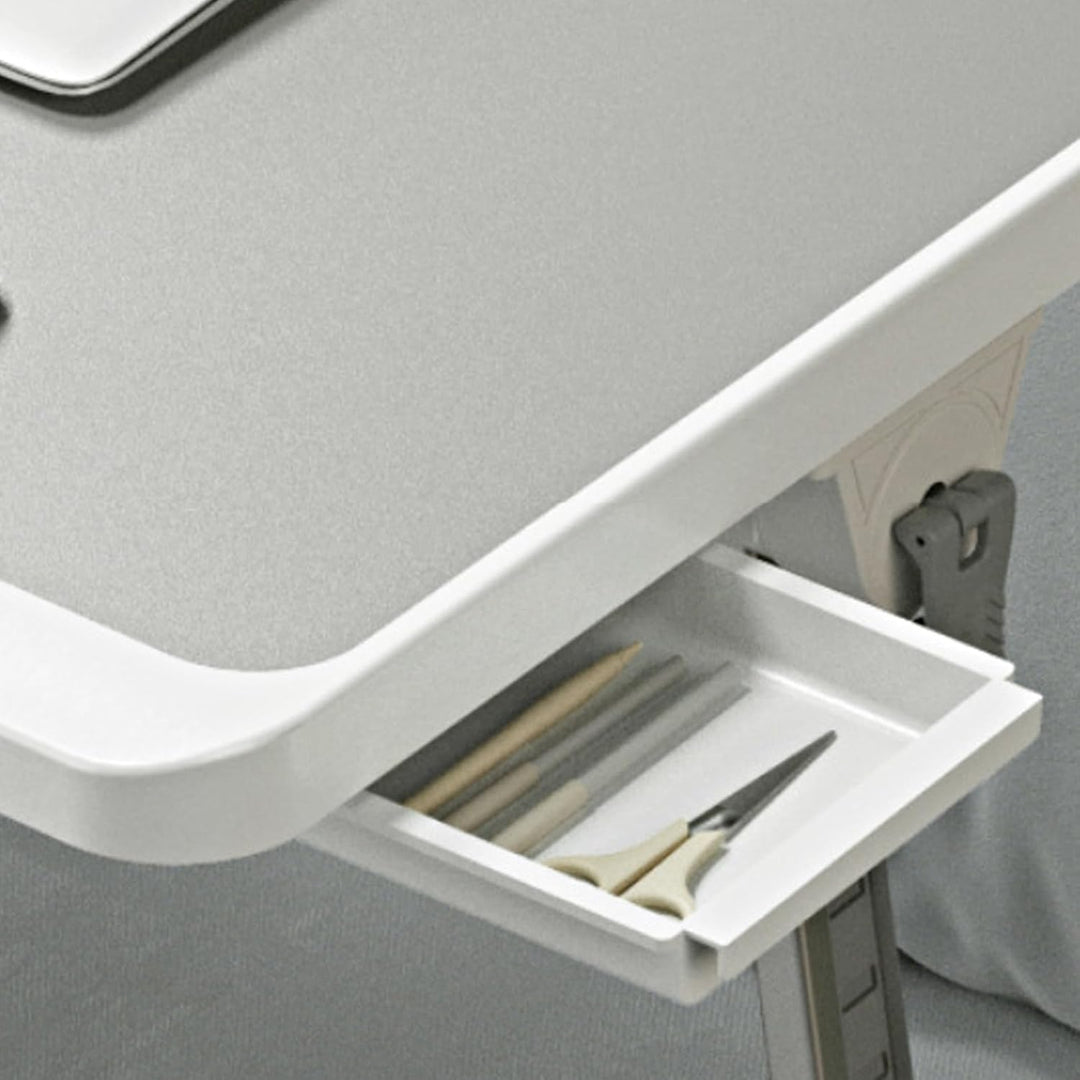 Klappbarer Laptop-Tisch für das Bett, höhen- und neigungsverstellbar, mit Schublade, Lap Stopper, Ta