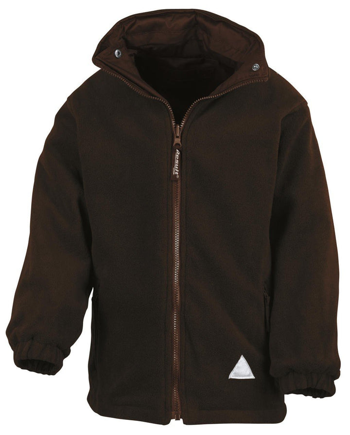 Result R160j Reversible StormDri 4000 Fleecejacke, Unisex, R160J 2X-Large/Size 13/14 Braun, 2X-Large