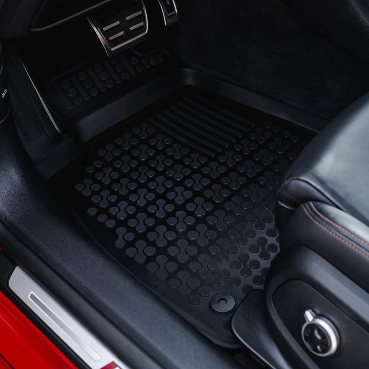 SMK Auto fussmatten gummimatten passt für Volkswagen Touareg III ab 2018 fussmatten Auto für alle Ja