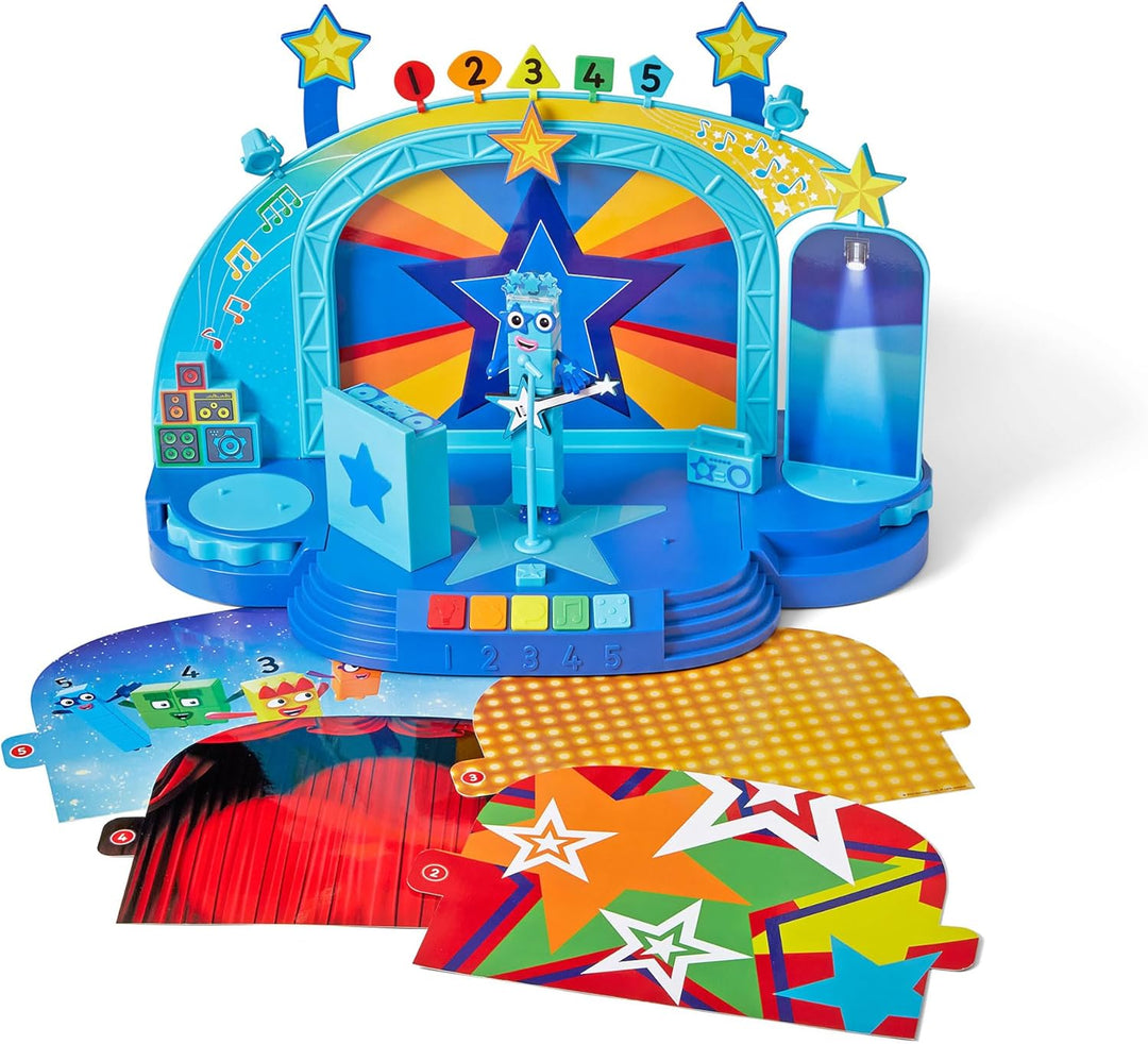 Learning Resources Numberblock Five’s Magical Superstar Stage, Spielzeug für 3-jährige Jungen und Mä