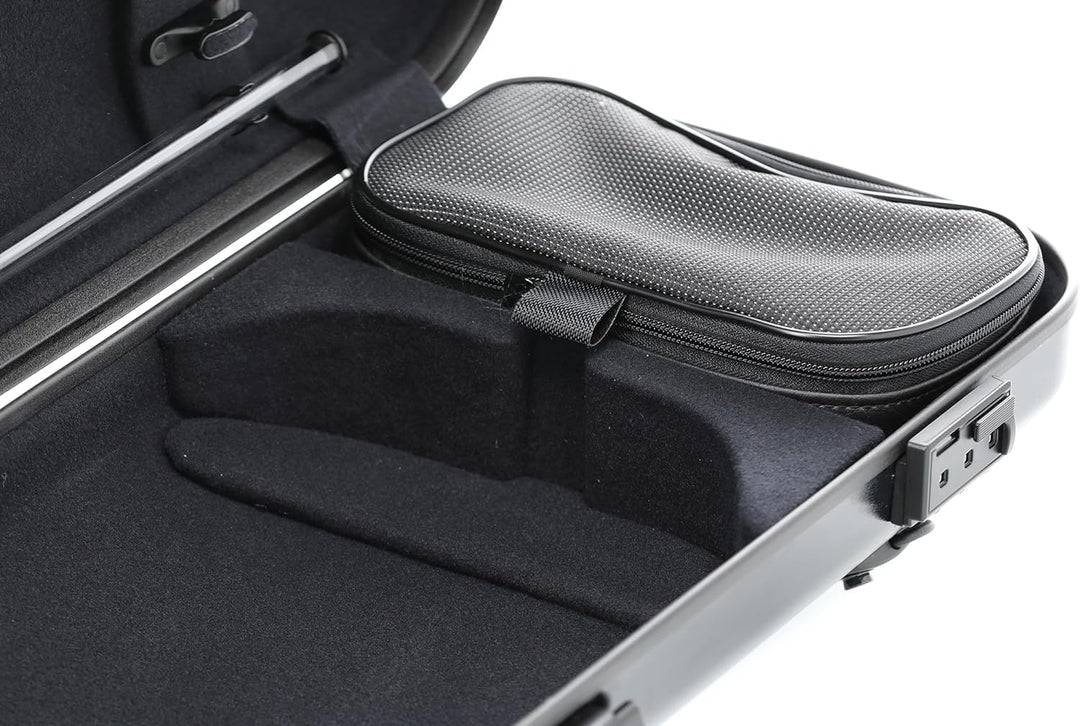 GEWA Violinkoffer AIR 2.1 schwarz matt, mit zusätzlichem Seitengriff, Made in Germany schwarz matt m