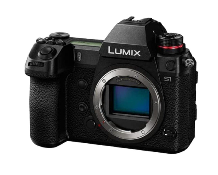 Panasonic DC-S1E-K spiegellose Vollformatkamera, 4K 60p/50p Videoaufnahmen mit Flip Screen (professi