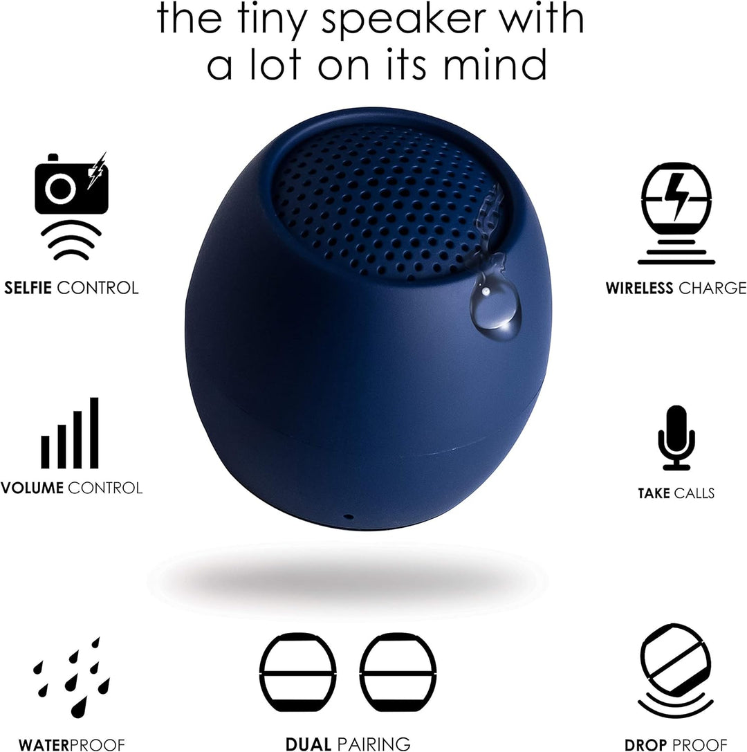 Boompods Zero Mini Bluetooth Lautsprecher - tragbarer Outdoor Lautsprecher, IPX6 Wasserschutz & 5 St