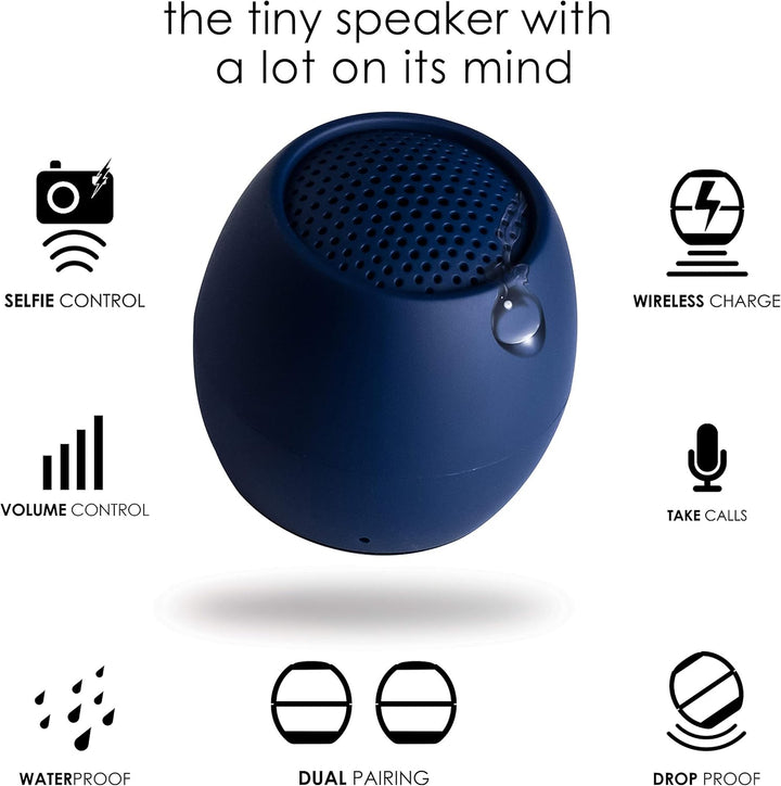 Boompods Zero Mini Bluetooth Lautsprecher - tragbarer Outdoor Lautsprecher, IPX6 Wasserschutz & 5 St