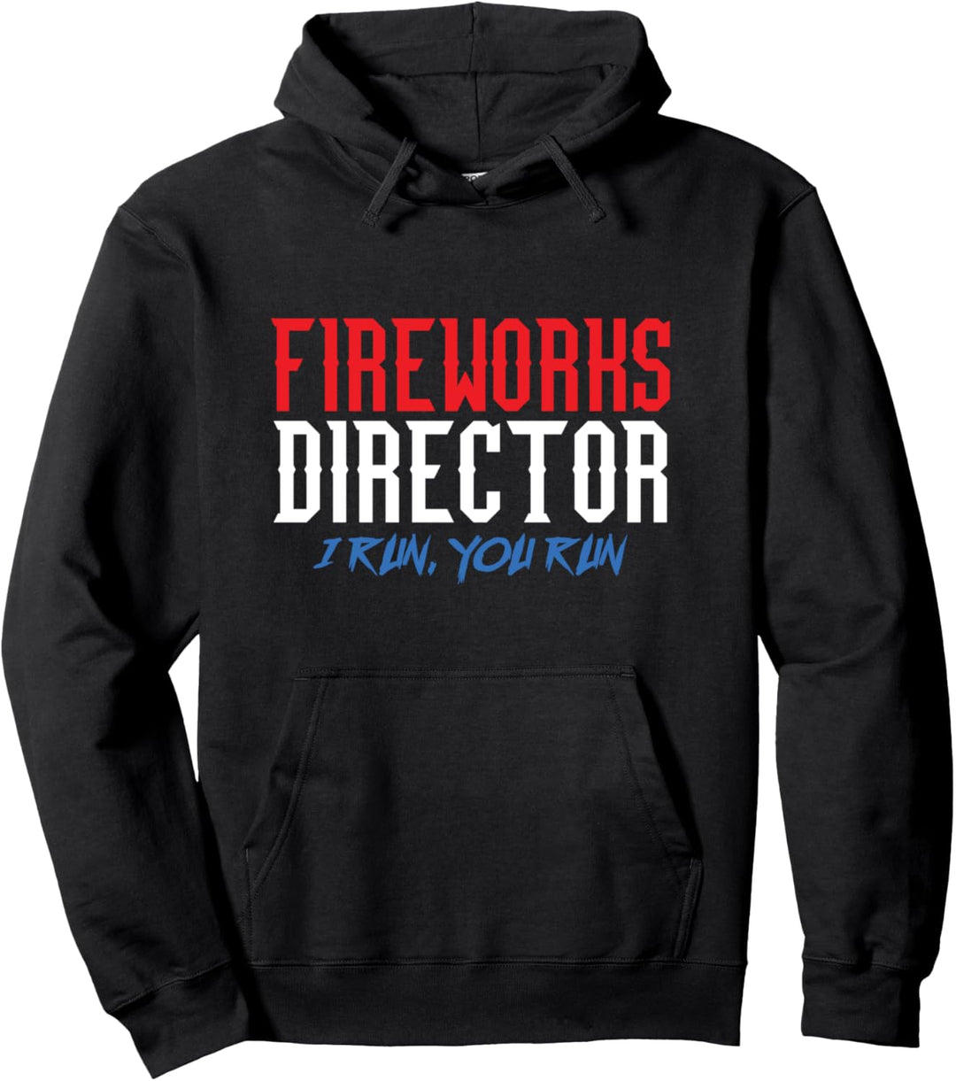 Feuerwerk Leiter Direktor Wenn Ich Renne Rennst Du Auch Pullover Hoodie