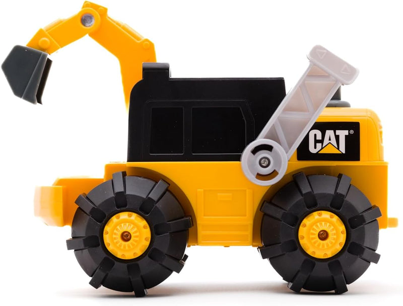 CatToysOfficial Unstoppable Movers Excavator Large Bagger Yellow, Large Bagger Yellow