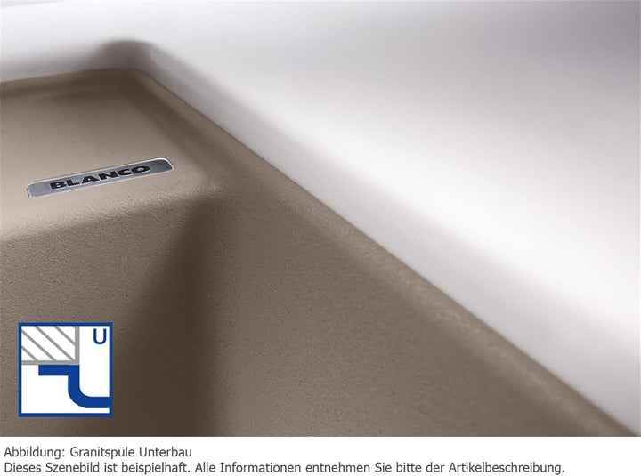 BLANCO METRA 5 S | SILGRANIT anthrazit | Einbauart: Einbau von Oben | reversibel | mit Ablauffernbed