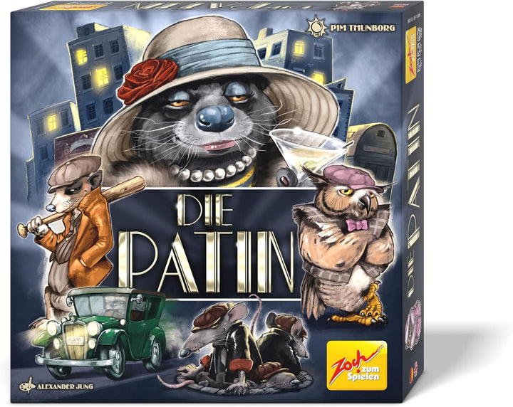 Zoch 601105185 - Die Patin (Strategiespiel ab 12 Jahren) - taktisches Brettspiel mit innovativem Spi