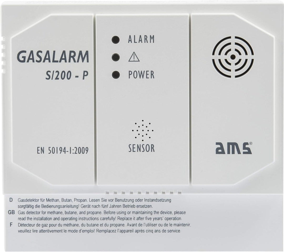 Gasmelder Gasalarm S/200-P mit zusätzlichen Schaltausgang