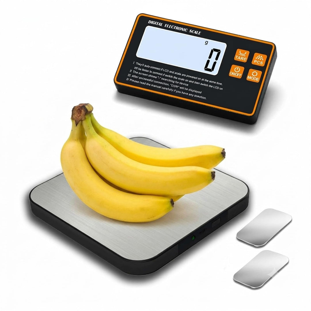 Küchenwaage Digital, 15kg/1g mit Abnehmbarem Display, Kleines Aufgeteiltes Design Küchenwaage, Edels