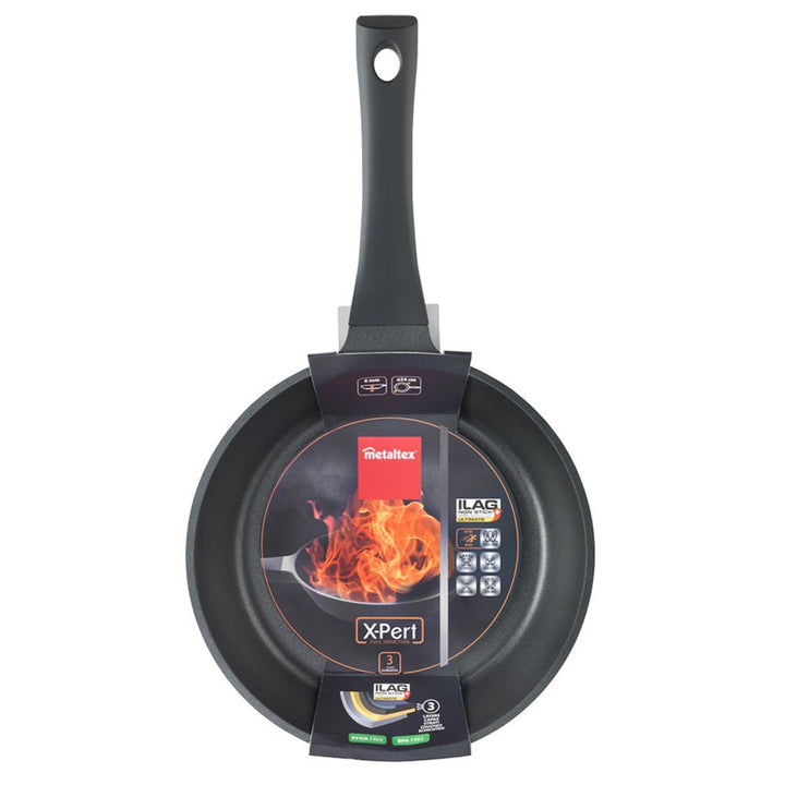 METALTEX X-Pert SARTEN ALUMINIO FUNDIDO XPERT 24 CMS, Detailed in The Description, Schwarz, 24 cm 39