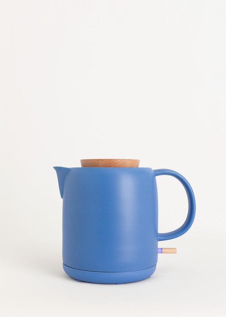 CREATE/KETTLE CERAMIC/Keramischer Wasserkocher Strong Blue/Keramikgehäuse, Aufheizen in 5 Minuten, 1