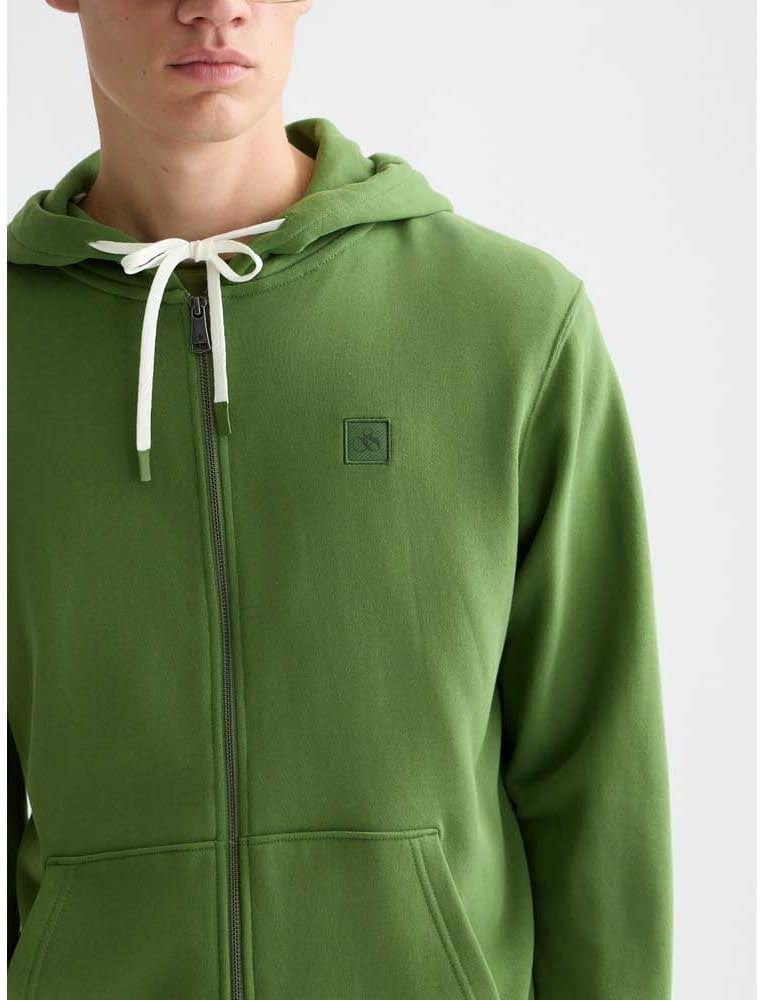Scotch & Soda Herren Essential Badge Logo Hooded Sweatshirt Hooded Sweatshirt S Garden Green 300, S