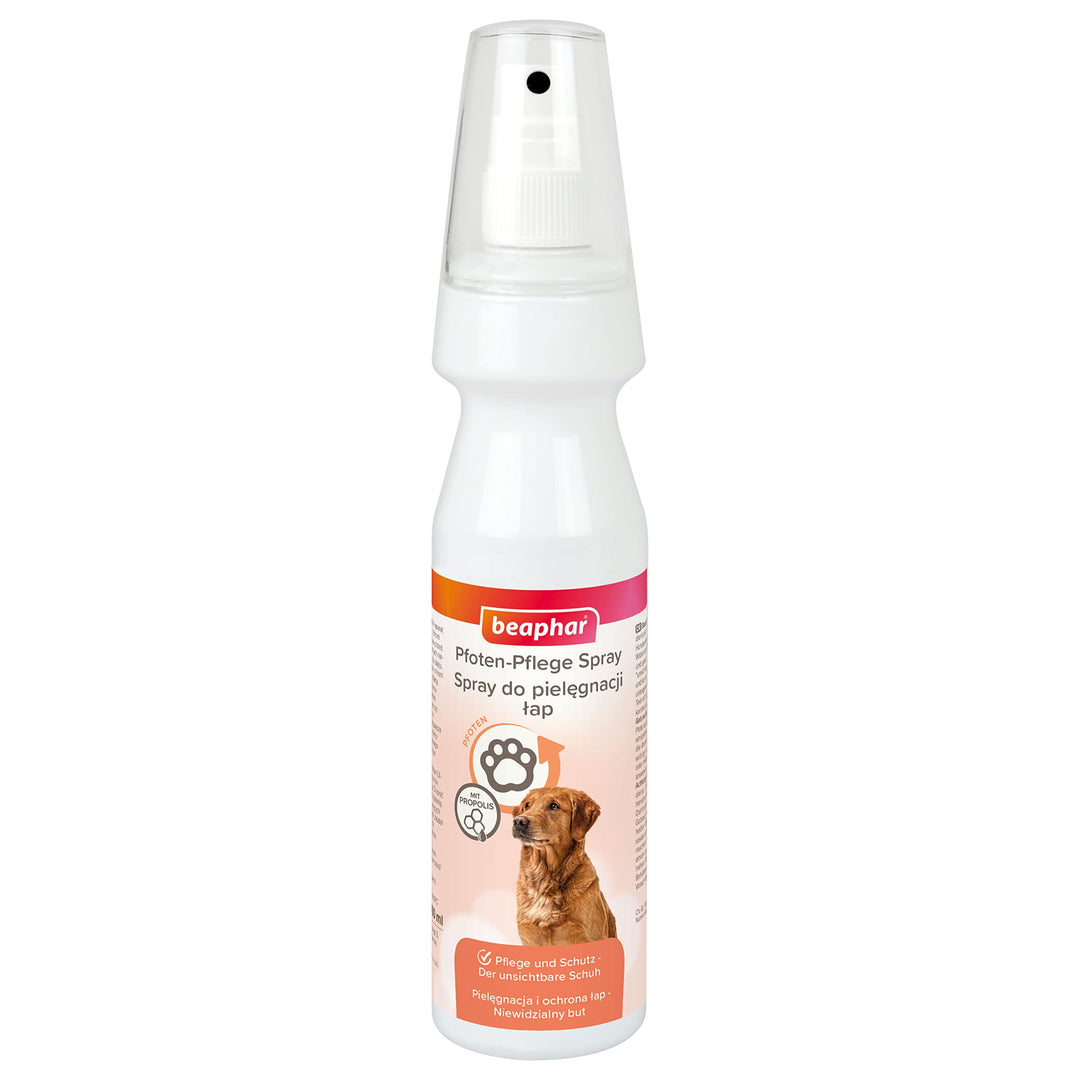 beaphar - Pfoten-Pflege Spray Für Hunde - Schützt Vor EIS, Schnee, Streusalz - Mit Propolis, Glyceri