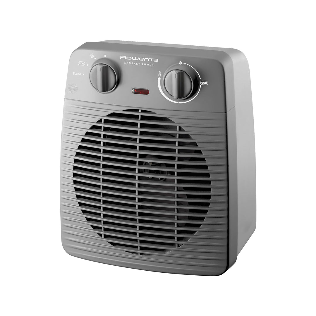 Rowenta Compact Power Heizlüfter, 2 Leistungsstufen, kompakte Abmessungen, Thermostat, Kühlstufe, Tr