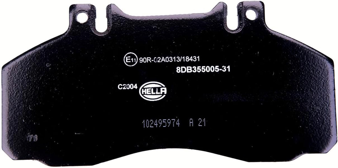 HELLA PAGID 8DB 355 005-311 Bremsbelagsatz - C2004 - Dicke/Stärke: 22mm - Bremssystem: Teves - für V
