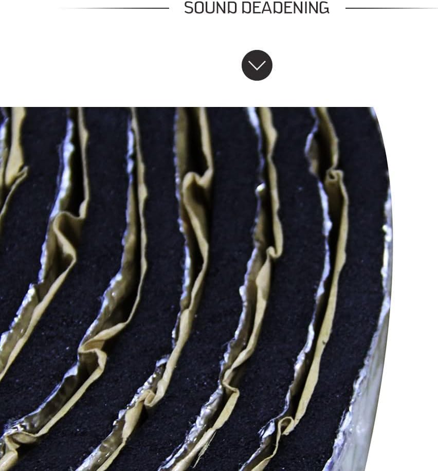 lingda 10�mm Hitzeschild Thermo Isolierung Proof deadener Matte Auto Noise Control Akustische D�mpfu