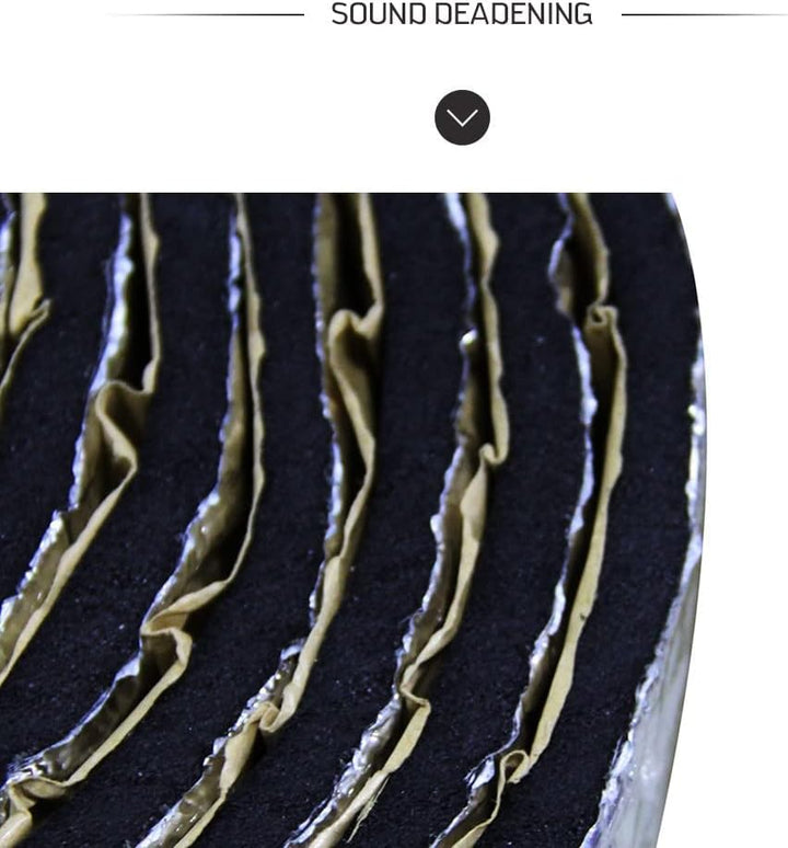 lingda 10�mm Hitzeschild Thermo Isolierung Proof deadener Matte Auto Noise Control Akustische D�mpfu