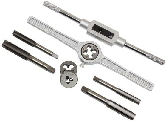 US PRO 2620 Metrisches Gewindeschneider-Set aus legiertem Stahl, M3-M12, Blau, 40-teilig