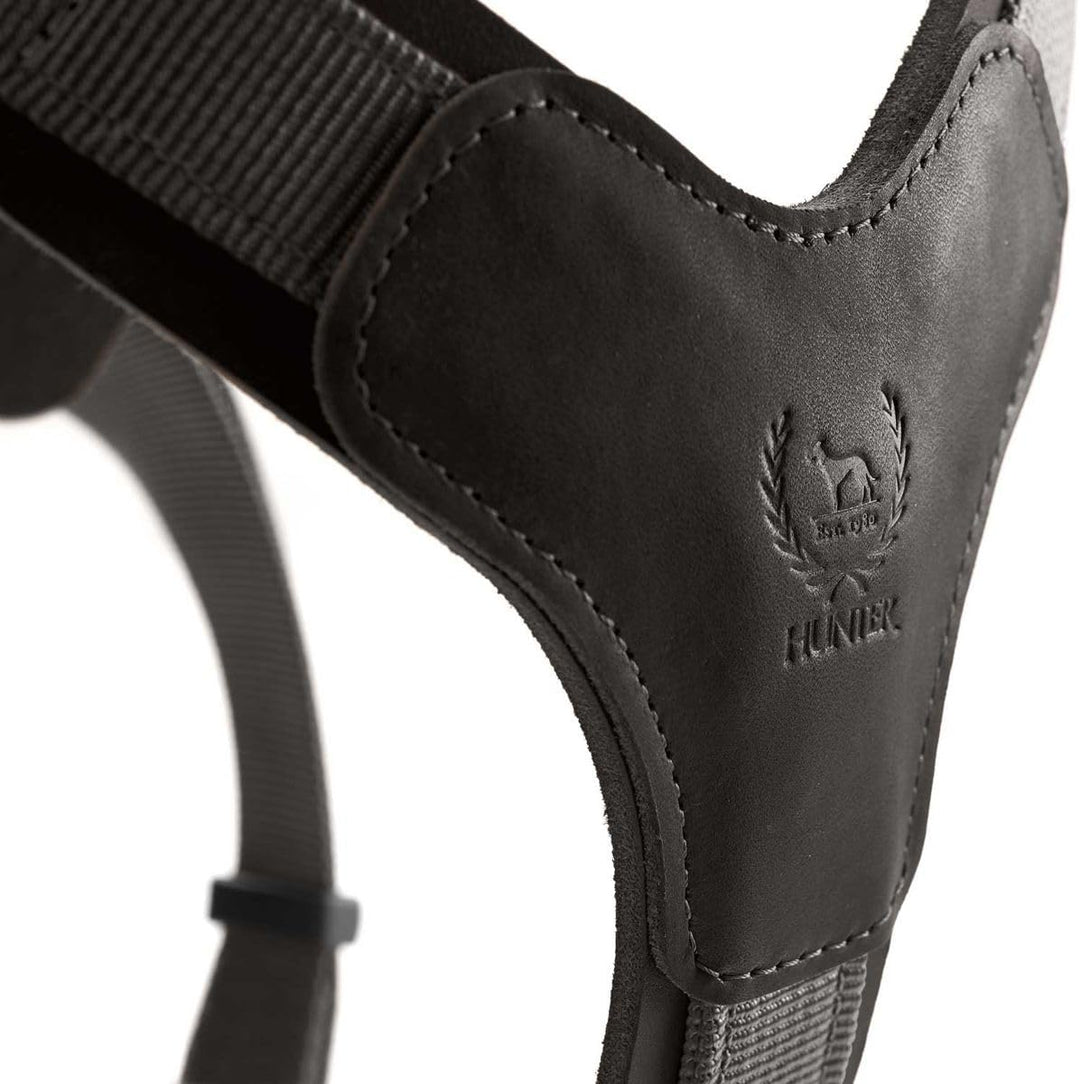 HUNTER AALBORG MIXED Hundegeschirr, M, schwarz/grau, 56 - 81 cm schwarz/grau 56 - 81 cm, schwarz/gra