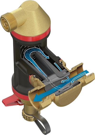 Flamcovent Clean Smart EcoPlus G1 Luft- und Schlammabscheider mit EPP-Isoliermantel für Heizungs- un