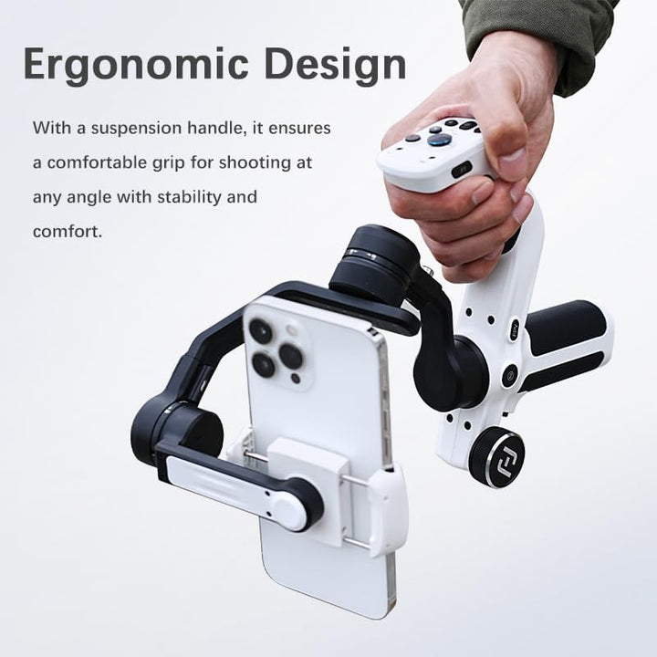 Feiyu [Offiziell] SCORP Mini-P Handy Gimbal, 3-Achsen-Stabilisator für Smartphone, VLOG-, YouTube- &