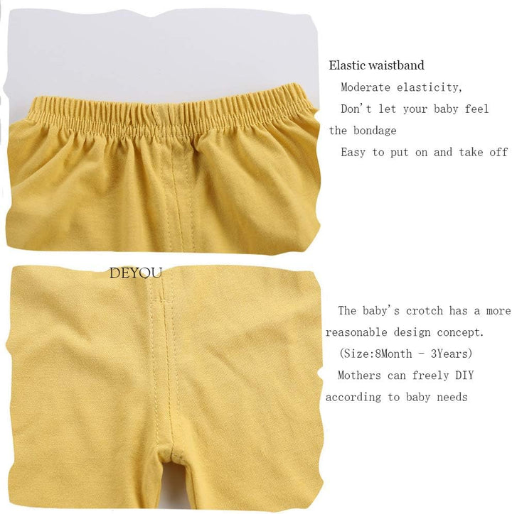 8er Pack Baby Kinder Outfit Set, Ärmelloses Baumwoll Weste + Shorts, Cartoon Print Jungen Mädchen 3